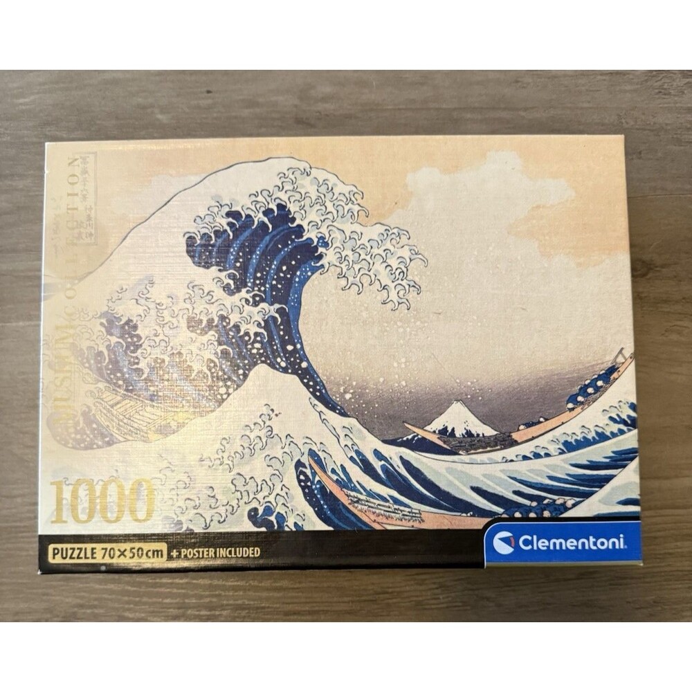 Clementoni Puzzle Collection Museum The Great Wave 1000 Pieces No Poster 39707